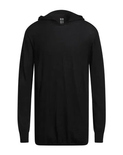 Rick Owens Man Sweater Black Size L Virgin Wool