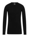 Rick Owens Man Sweater Black Size L Viscose, Polyester In Black