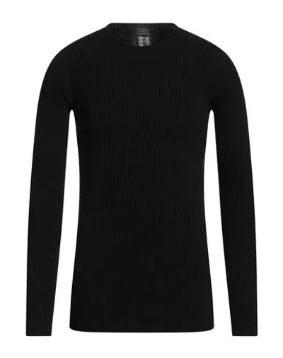 Rick Owens Man Sweater Black Size L Viscose, Polyester