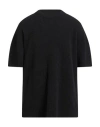 Rick Owens Man Sweater Black Size M Alpaca Wool, Polyamide, Wool, Elastane In Black