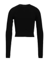 Rick Owens Man Sweater Black Size M Cashmere, Wool In Black