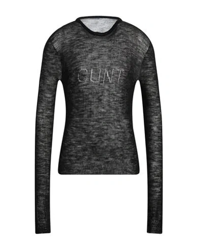 Rick Owens Man Sweater Black Size M Virgin Wool