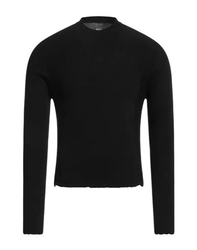 Rick Owens Man Sweater Black Size M Virgin Wool