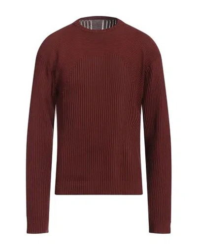 Rick Owens Man Sweater Chocolate Brown Size M Cotton