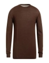 Rick Owens Man Sweater Dark Brown Size Onesize Cashmere In Brown