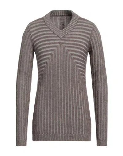 Rick Owens Man Sweater Dove Grey Size Xxl Wool, Polyamide, Mohair Wool
