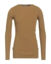 Rick Owens Man Sweater Khaki Size M Viscose, Polyester In Brown