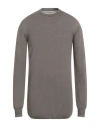 Rick Owens Man Sweater Lead Size Onesize Virgin Wool In Grey