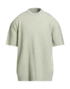 Rick Owens Man Sweater Light Green Size M Alpaca Wool, Polyamide, Wool, Elastane