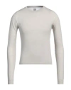 Rick Owens Man Sweater Light Grey Size L Virgin Wool