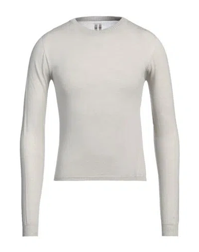 Rick Owens Man Sweater Light Grey Size L Virgin Wool