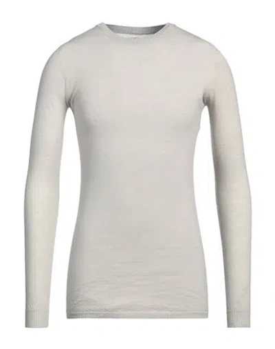 Rick Owens Man Sweater Light Grey Size Xs Virgin Wool