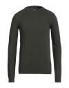 Rick Owens Man Sweater Military Green Size M Cashmere, Wool
