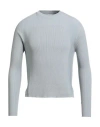 Rick Owens Man Sweater Sky Blue Size L Virgin Wool