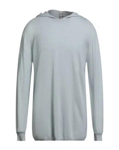 Rick Owens Man Sweater Sky Blue Size M Virgin Wool