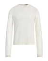 Rick Owens Man Sweater White Size L Virgin Wool
