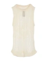 Rick Owens Open-knit Tank Top In White