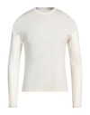 Rick Owens Man Sweater White Size L Virgin Wool In White