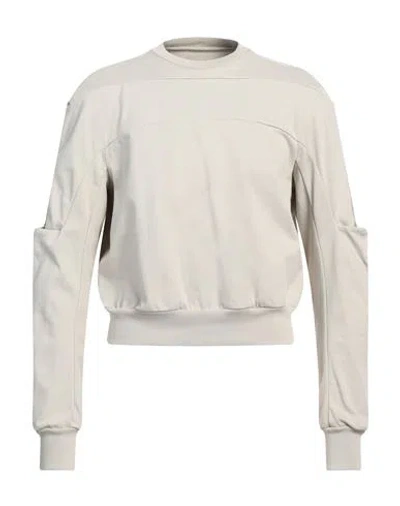 Rick Owens Man Sweatshirt Beige Size M Cotton In Neutral