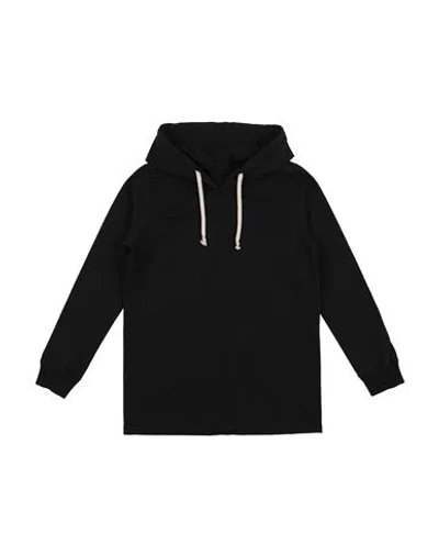Rick Owens Man Sweatshirt Black Size 10 Cotton In Black