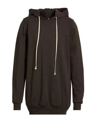 Rick Owens Man Sweatshirt Dark Brown Size L Cotton