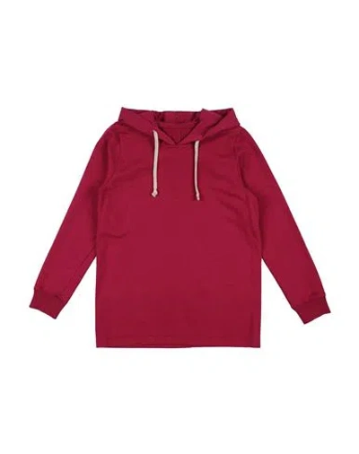 Rick Owens Man Sweatshirt Garnet Size 10 Cotton In Red
