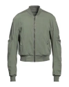 Rick Owens Man Sweatshirt Military Green Size S Cotton