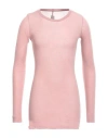 Rick Owens Man T-shirt Antique Rose Size L Cotton In Pink