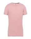 Rick Owens Man T-shirt Antique Rose Size Xxl Cotton In Pink