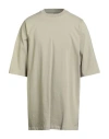 Rick Owens Man T-shirt Beige Size L Cotton