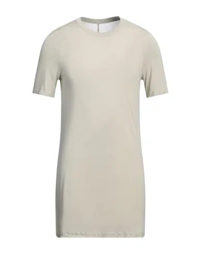Rick Owens Man T-shirt Beige Size Xxl Viscose, Silk In Neutral