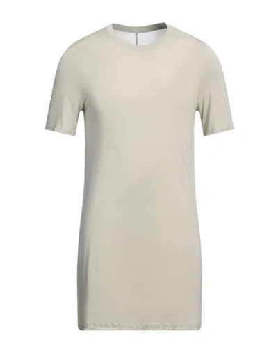 Rick Owens Man T-shirt Beige Size L Viscose, Silk