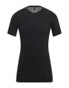 Rick Owens Man T-shirt Black Size L Cotton In Black