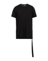 Rick Owens Black Short Level T-shirt In Black