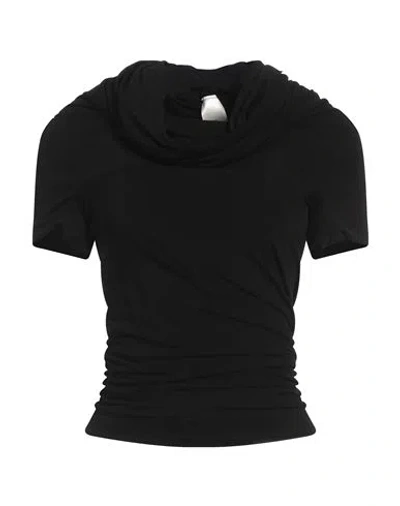 Rick Owens Black Banded Ii T-shirt In 09 Black