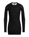 Rick Owens Man T-shirt Black Size S Viscose, Silk In Black