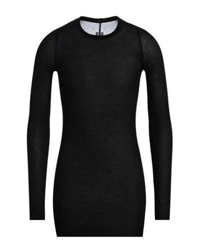 Rick Owens Man T-shirt Black Size S Viscose, Silk