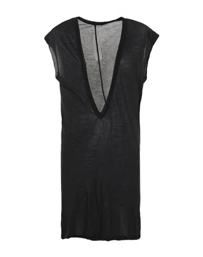 Rick Owens Man T-shirt Black Size M Cotton In Black