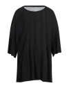 Rick Owens Man T-shirt Black Size Onesize Cotton In Black