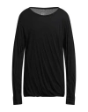 Rick Owens Man T-shirt Black Size Onesize Cotton