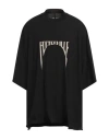 Rick Owens Man T-shirt Black Size Onesize Cotton, Polyester