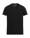 Rick Owens Man T-shirt Black Size S Cotton