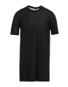 Rick Owens Man T-shirt Black Size S Viscose, Silk