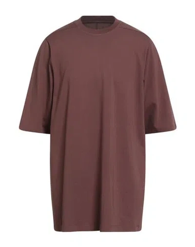 Rick Owens Man T-shirt Brown Size S Cotton