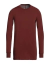 Rick Owens Man T-shirt Chocolate Brown Size S Cotton