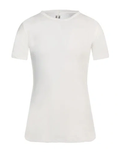 Rick Owens Man T-shirt Cream Size L Cotton In White