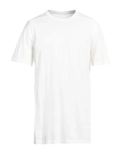 Rick Owens Man T-shirt Cream Size Xl Cotton In White