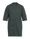 Rick Owens Man T-shirt Dark Green Size S Cotton