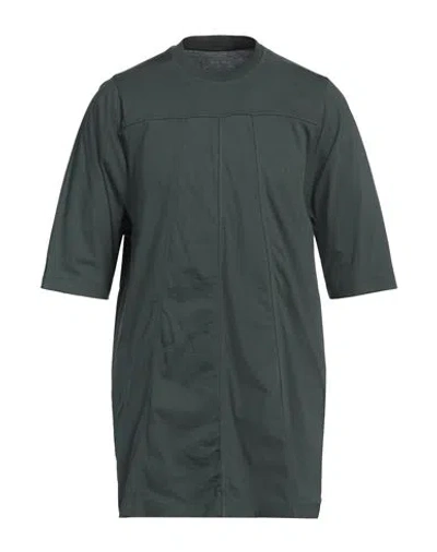 Rick Owens Man T-shirt Dark Green Size S Cotton