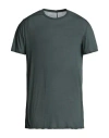 Rick Owens Man T-shirt Dark Green Size S Cotton